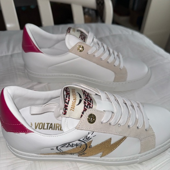LIMITED EDITION NWOT Zadig & Voltaire Sneakers size 39 (8/8.5) perfect condition - Picture 7 of 8